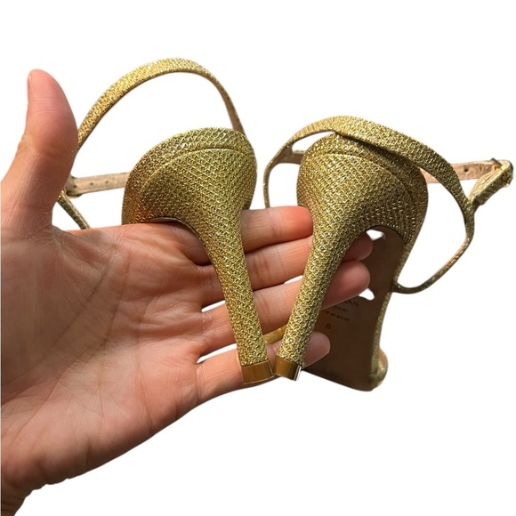 Stuart Weitzman Starla Glitter Sandals - Picture 5 of 8